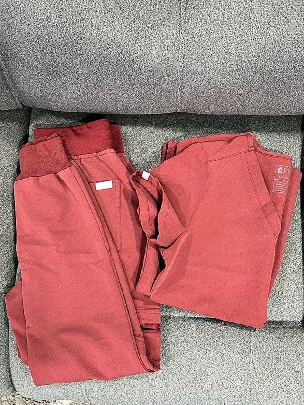 Figs Dark Cherry Scrub set